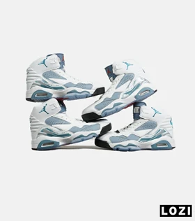 کفش کتانی ساق‌دار مردانه سفید فیلی Nike air jordan 6