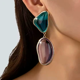 گوشواره کریستالی دفرمه زارا