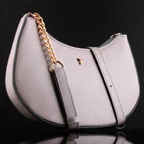 کیف دوشی زنانه چرم یلسان مدل دلسا کد 077-BS