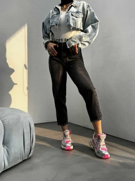 شلوار مام ساده