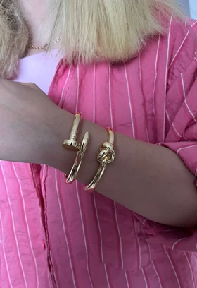 دستبند فشن میخ و گره