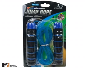 طناب ورزشی دسته اسفنجی J589 کد 2006142 (آبی)