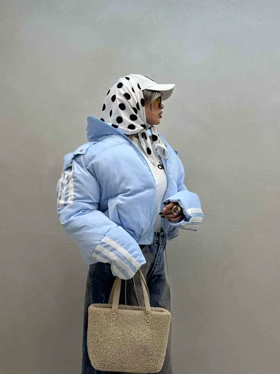 کاپشن آستین 3 خط