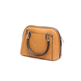 کیف چرم زنانه نیکان گام کد 02 (عسلی)
