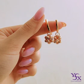 نیم ست زنانه البرنادو با روکش طلا YSX