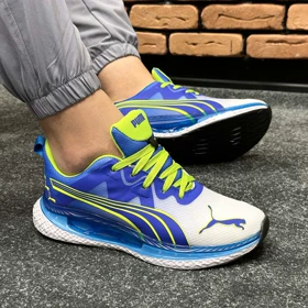 کتانی اسپرت مردانه مدل پوما PUMA رنگ سفید آبی