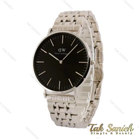 ساعت دنیل ولینگتون مردانه نقره ای مشکی DW-4420-42-G