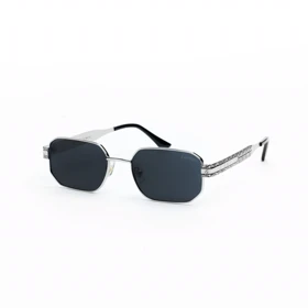 عینک آقتابی برند کارتیر Cartier زنانه ومردانه مدلSGf-5341 با طراحی شیک وجدید خرید اقساطی (نقره ای)