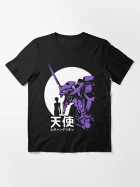 تیشرت طرح نئون جنسیس Neon Genesis Evangelion Retro Vintage Essential