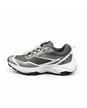 کفش کتانی رانینگ مردانه کلمبیا گورتکس طوسی سفید Columbia Goretex