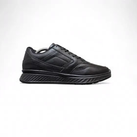 کفش مردانه چرمی مدل اکو بیوم مشکی تمام