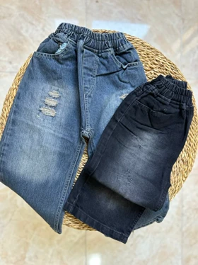 شلوار بگ زاپ‌دار بچگانه