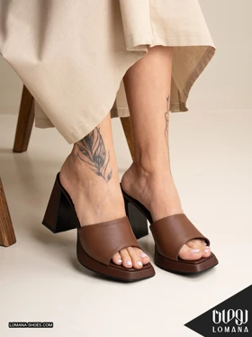 صندل پاشنه وارداتی آلدو ماکروفایور لومانا - کد 2801