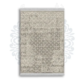 فرشینه از جنس پارچه هازان مخمل ترک طرح سنتی و مدرن برند دفه کد DAMG184