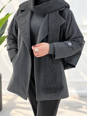 پالتو فوتر میدی زنانه ساحل