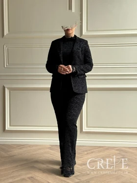 سه تیکه گیپور کت و شلوار و بلوز