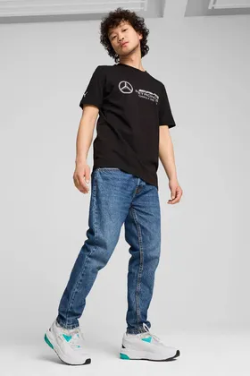 تیشرت آستین کوتاه زنانه-مردانه مشکی MAPF1 ESS Logo Tee