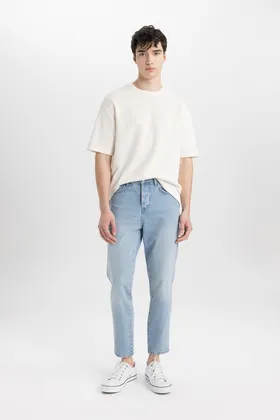 شلوار جین Slim Crop Fit B8323AX24SM