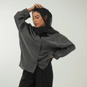 شومیز پری (ذغالی)