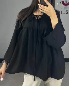 مانتو عروسکی لینن کجراه