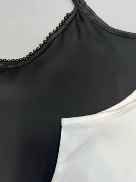 تاپ ساتن یقه مروارید کد 3515