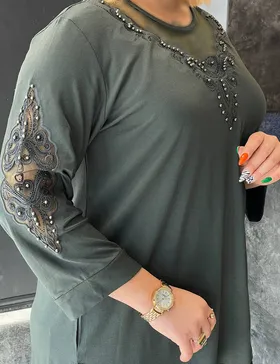 بلوز گلدوزی باران کد : B007