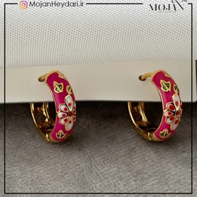 گوشواره های مینا کاری ژوپینگ کد gn0029
