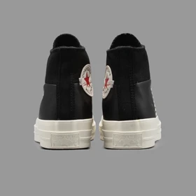 کانورس کرفتد میکس مشکی ساق‌دار Converse Crafted Mixed Material Black Hightop