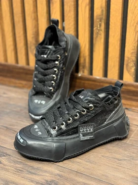 کتانی لژدار مردانه وستل مشکی