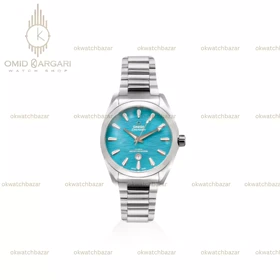 ساعت مچی امگا سیمستر اتوماتیک سیلور صفحه تیفانی Omega Seamaster