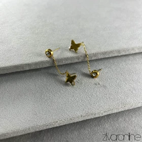 گوشواره زنانه دوتایی پروانه 20391