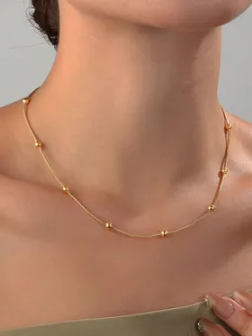 گردنبند زنانه توپی