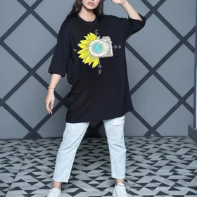 تیشرت زنانه لانگ