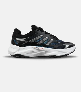 کفش کتانی مردانه و زنانه مشکی آبی Adidas Jaguar مدل 8863