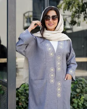 مانتو گلدوزی مدل ناهید کد 711
