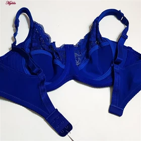 سوتین زنانه اما مدل فرم دهنده آبی کاربنی کد 4921-3100