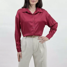 شومیز ساتن 1008619