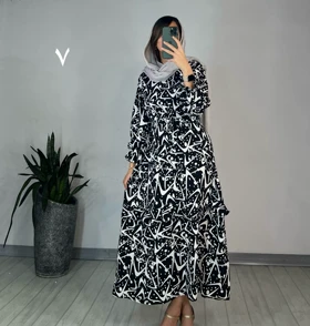 پیراهن مانتویی شکوفه 5