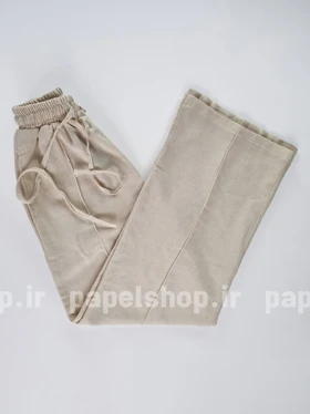 شلوار بگ حصیری رگه دوزی