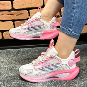 کتانی اسپرت زنانه مدل آدیداس هرموسو ADIDAS HAEMOSO رنگ صورتی کد 85145