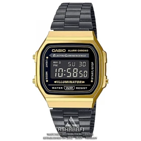 ساعت کاسیو نوستالژیک Casio A168WEGB-1B