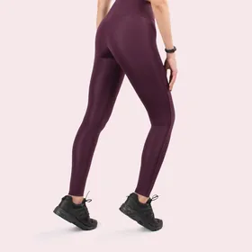 لگ اسلیم افکت پوش آپ بیسیک بادمجانی - Agi Slim Effect Leggings Mürdüm
