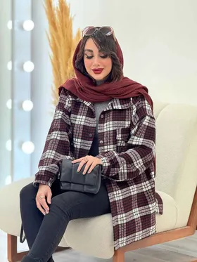 شکت چهارخونه تک جیب شینا