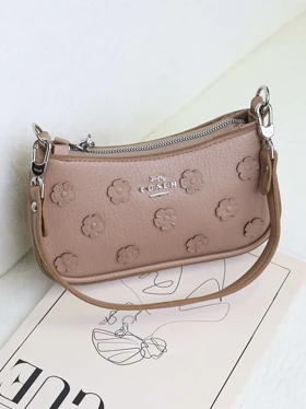 کیف دستی/دوشی زنانه مدل کوچ Coach کد SH1489 (نسکافه ای)