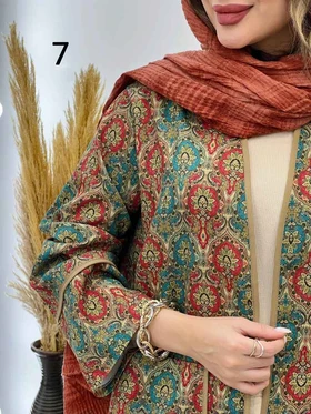 مانتو طرح دار ترلان