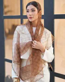 شال حریر تور پفکی گوچی 20613