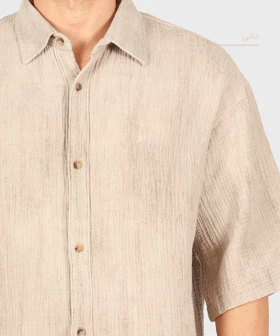 پیراهن باکسی مردانه آستین کوتاه 2683