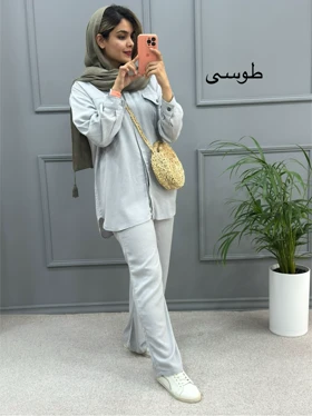 ست مانتو شلوار سلدا