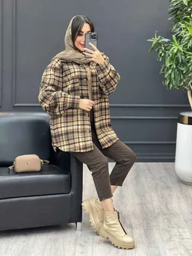 شکت جلو دکمه دو جیب