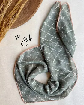 مینی اسکارف سبز دست دوز 3939